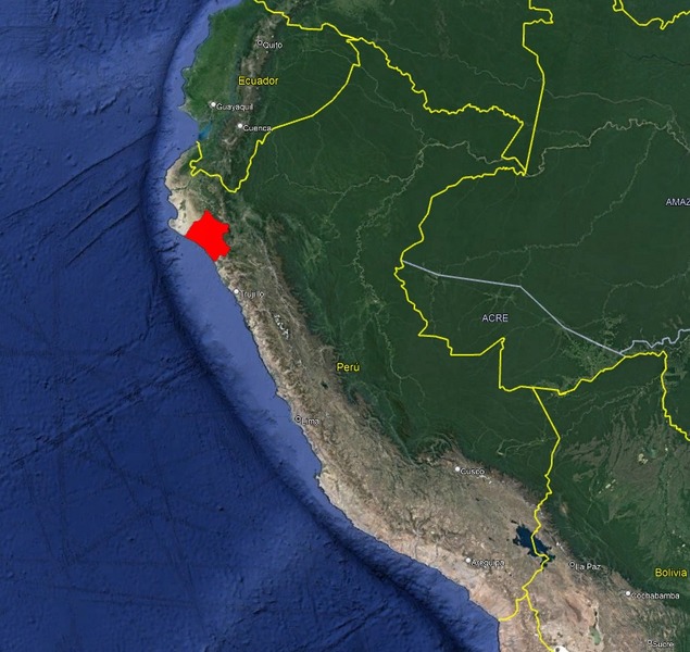 Lambayeque Peru Map